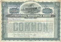 International Mercantile Marine - Co. that Made the Titanic - Stock Certificate